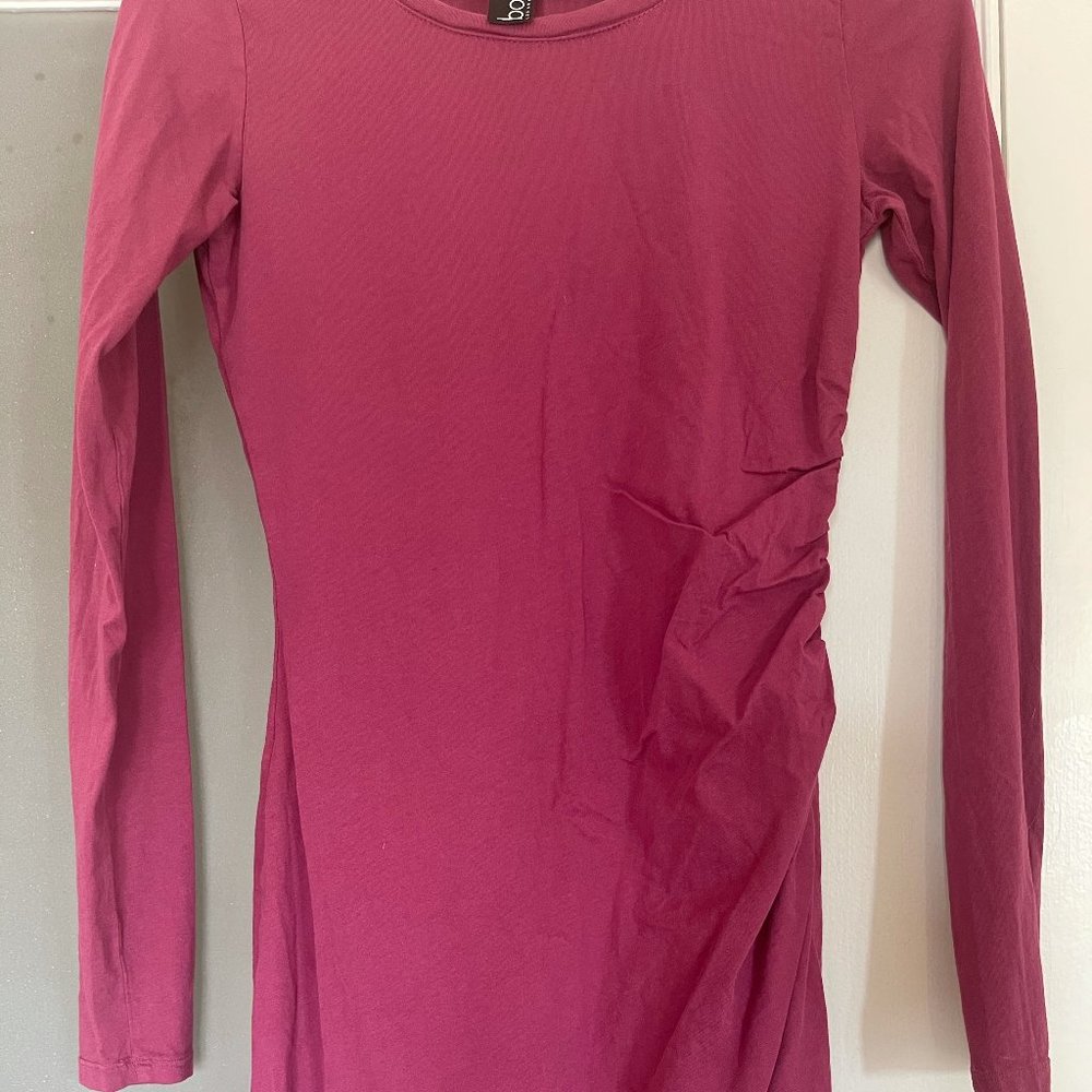Bobi Midi Dress in Wine